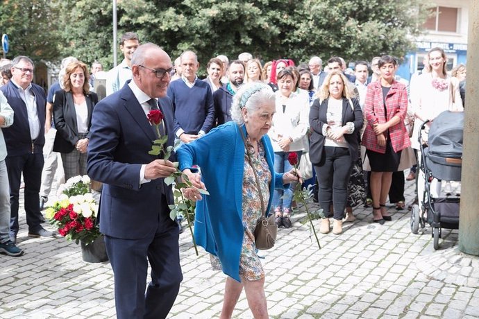 Acto de homenaje  a víctimas del franquismo