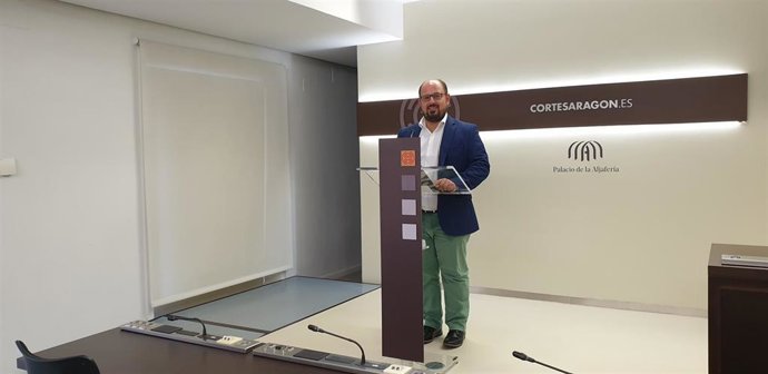 El diputado del PAR en las Cortes de Aragón, Alberto Izquierdo.