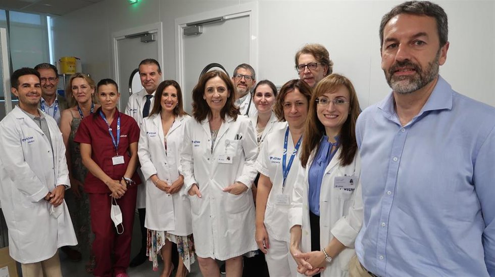 Profesionales de la Unidad de Ensayos Clínicos.