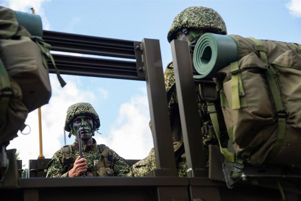 Archivo - Desfile militar por el aniversario de la independencia de Colombia