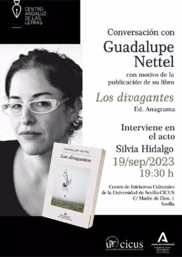 El Centro Andaluz de las Letras organiza en el Cicus un encuentro con Guadalupe Nettel y Silvia Hidalgo