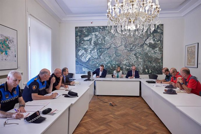 Reunión de la Junta Local de Seguridad.