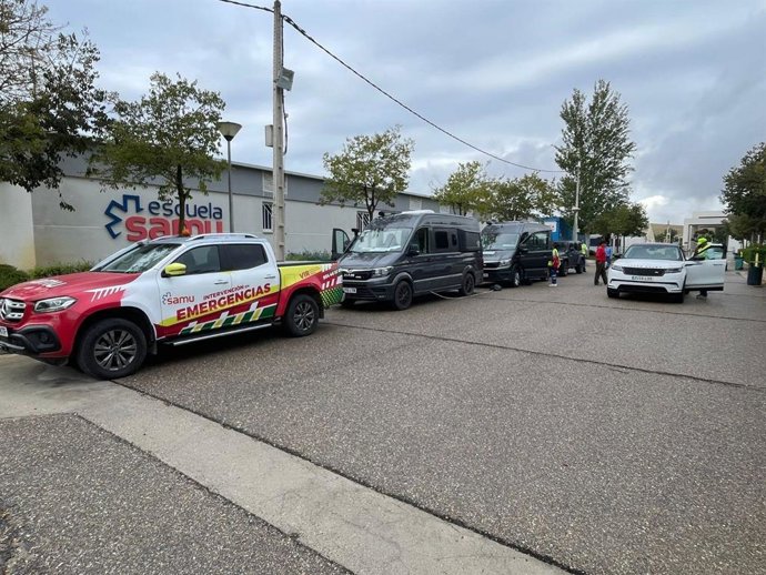 Segunda expedición sanitaria de SAMU que parte de Sevilla con destino a Marruecos.