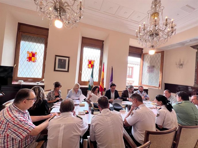 Reunión de la Junta Local de Seguridad por la Feria de San Lucas.