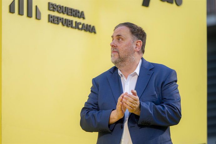 Archivo - El líder d'ERC, Oriol Junqueras