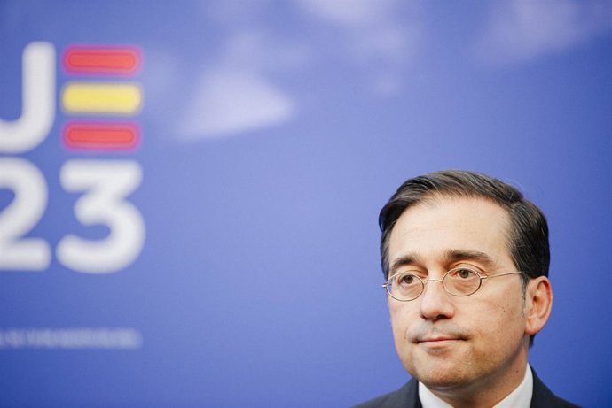 Jose Manuel Albares, Ministro de Asuntos Exteriores, Unión Europea y Cooperación en la reunión informal ministerial de Asuntos Exteriores (GYMNICH) que se celebra en la fábrica de Armas de Toledo