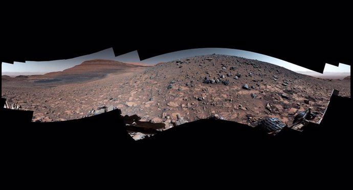 Panorámica de Gediz Vallis Ridge: