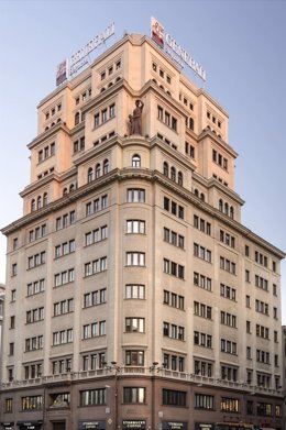 Edificio de Alcalá 21, en Madrid, propiedad de Generali RE.