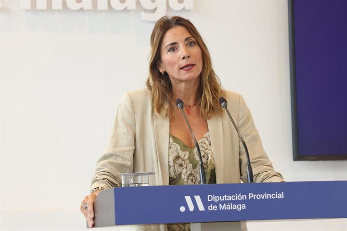 Ana Mata, portavoz del equipo de gobierno de la Diputación de Málaga.