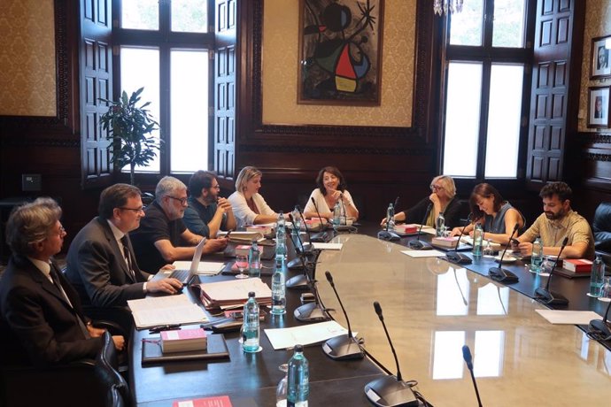 Reunió de la Mesa del Parlament
