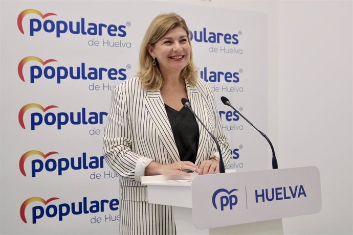 La secretaria general del PP de Huelva, Berta Centeno.