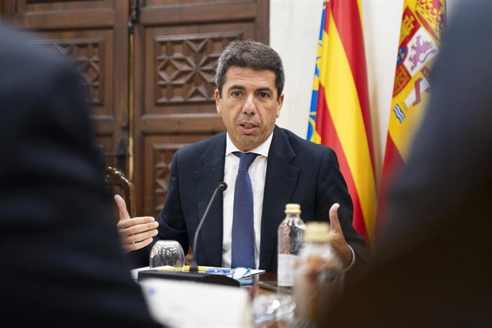 Archivo - El president de la Generalitat Valenciana, Carlos Mazón