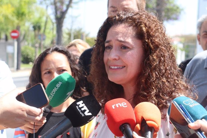 La portavoz del grupo parlamentario Por Andalucía, Inmaculada Nieto, en una foto de archivo.