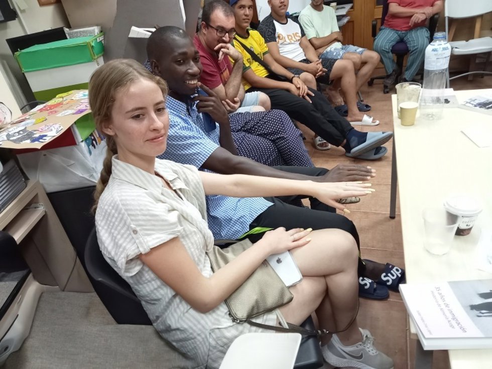 Jóvenes voluntarios de distintas delegaciones de Manos Unidas