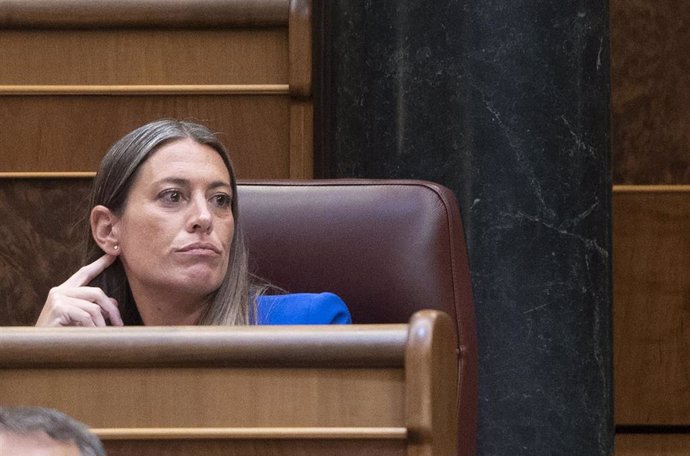 Archivo - La portavoz de Junts en el Congreso, Míriam Nogueras.