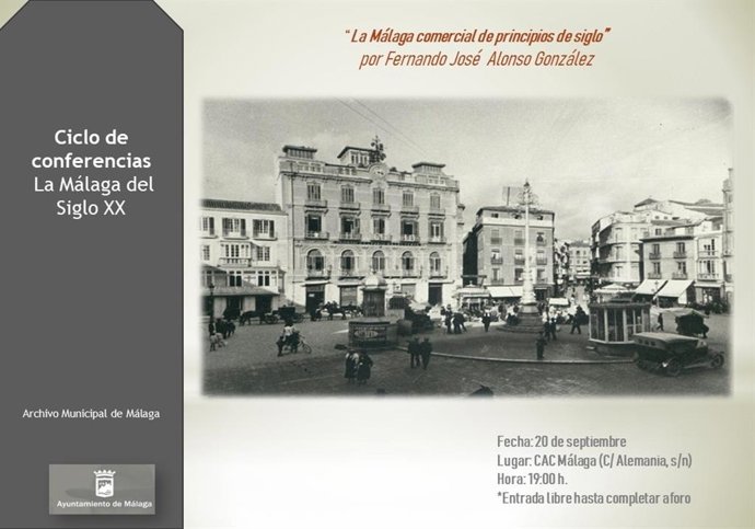 El Archivo retoma el ciclo 'La Málaga del siglo XX' con una charla del escritor Fernando Alonso González.