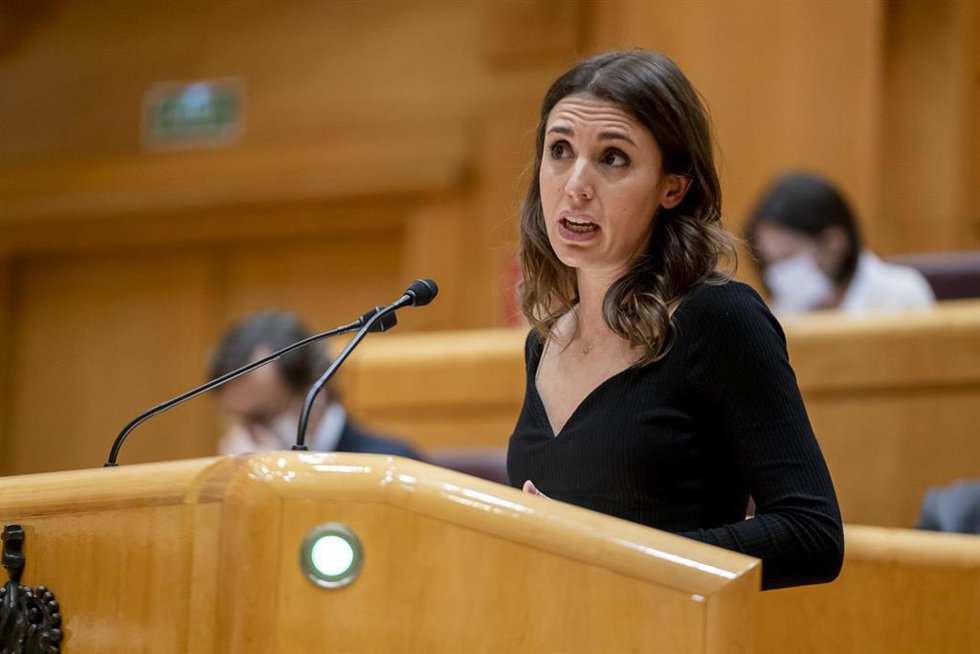 Archivo - La ministra de Igualdad, Irene Montero, en una foto de archivo