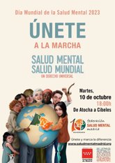 Foto: Federación Salud Mental convoca una marcha en Madrid para denunciar la vulneración de derechos humanos en salud mental