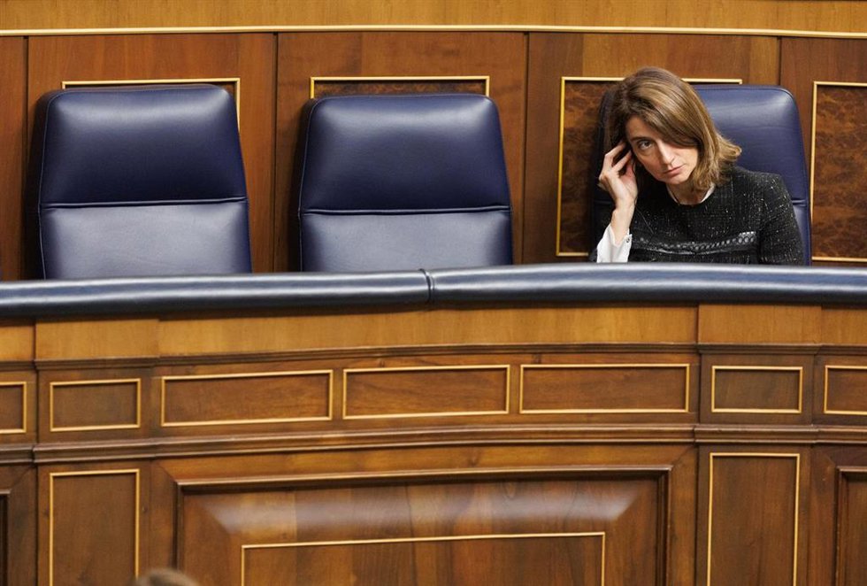 La ministra de Justicia en funciones, Pilar Llop, 