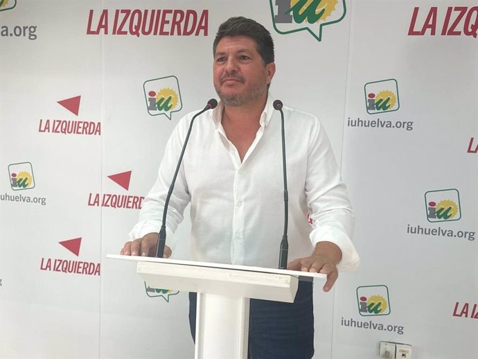 El coordinador provincial de Izquierda Unida en Huelva, Marcos Toti.