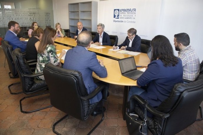 Sesión constitutiva del consejo de administración de Epremasa.