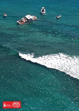 El Gobierno de Canarias desactiva el PLATECA tras remocal el barco que une Isla de Lobos con Fuerteventura, que se encalló el sábado 16 de septiembre. 