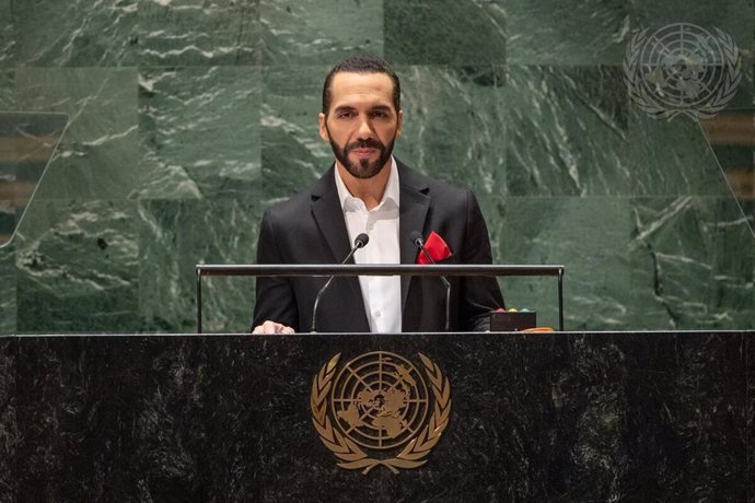 El presidente de El Salvador, Nayib Bukele