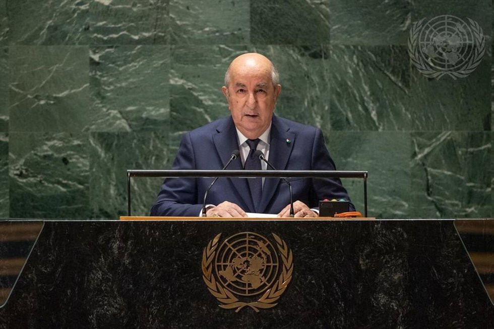 El presidente de Argelia, Abdelmayid Tebune
