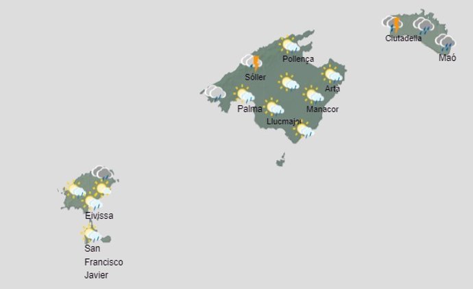 El tiempo hoy miércoles, 20 de septiembre, en Baleares.