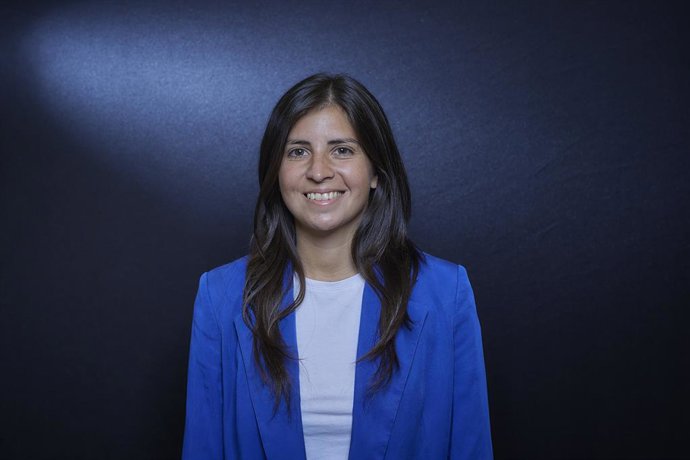 Archivo - La presidenta de FUTPRO, Amanda Gutiérrez, posa para Europa Press, a 19 de julio de 2022, en Madrid (España). FUTPRO es una asociación formada exclusivamente por mujeres futbolistas que compiten en España, cuyo objetivo es defender los derecho