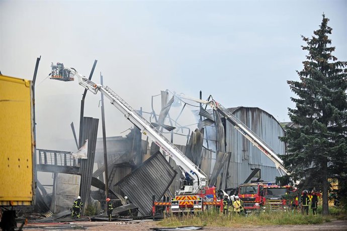 Consecuencias de un ataque con drones en Leópolis, Ucrania