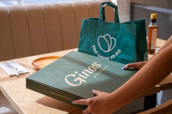 La alianza de Ginos con Too Good to Go evita el desperdicio de más de 5 toneladas de alimentos en cuatro meses