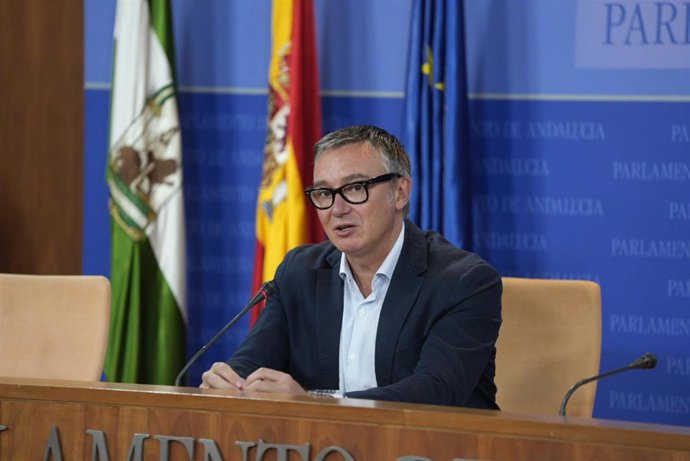 El portavoz de Vox en el Parlamento andaluz, Manuel Gavira, este miércoles