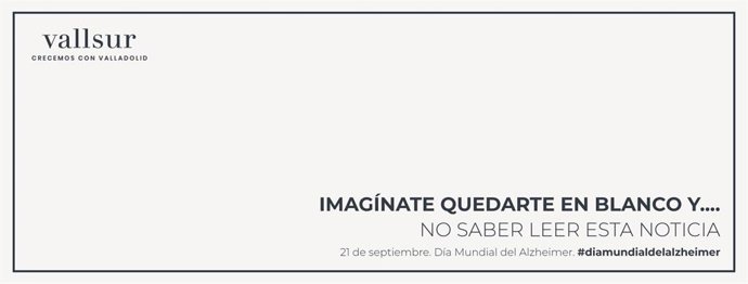 Campaña Día Mundial del Alzheimer