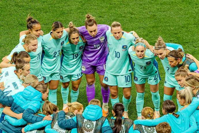 Archivo - Selección australiana en el Mundial 2023. 