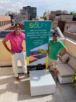 Els cofundadors de Solfy Sergio Balcells i Sergi Sans