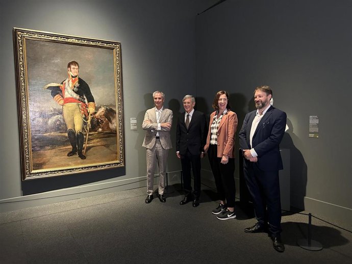 El retrato de Fernando VII de Goya es una de las obras que se podrá disfrutar en CaixaForum Zaragoza hasta el 21 de enero