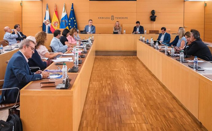 Reunión del Consejo de Gobierno del Cabildo de Tenerife