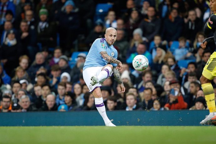 Archivo - Angeliño of Manchester City during the EFL Cup match between Manchester City and Southampton at the Etihad Stadium, Manchester, England on 29 October 2019. Photo Ben Early / ProSportsImages / DPPI