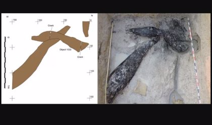 Se descubre una construcción de madera anterior a nuestra especie