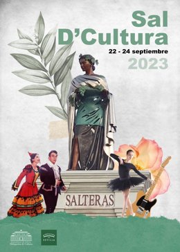 Cartel de la programación 'Sal D'Cultura' que organiza el Ayuntamiento de Salteras (Sevilla).
