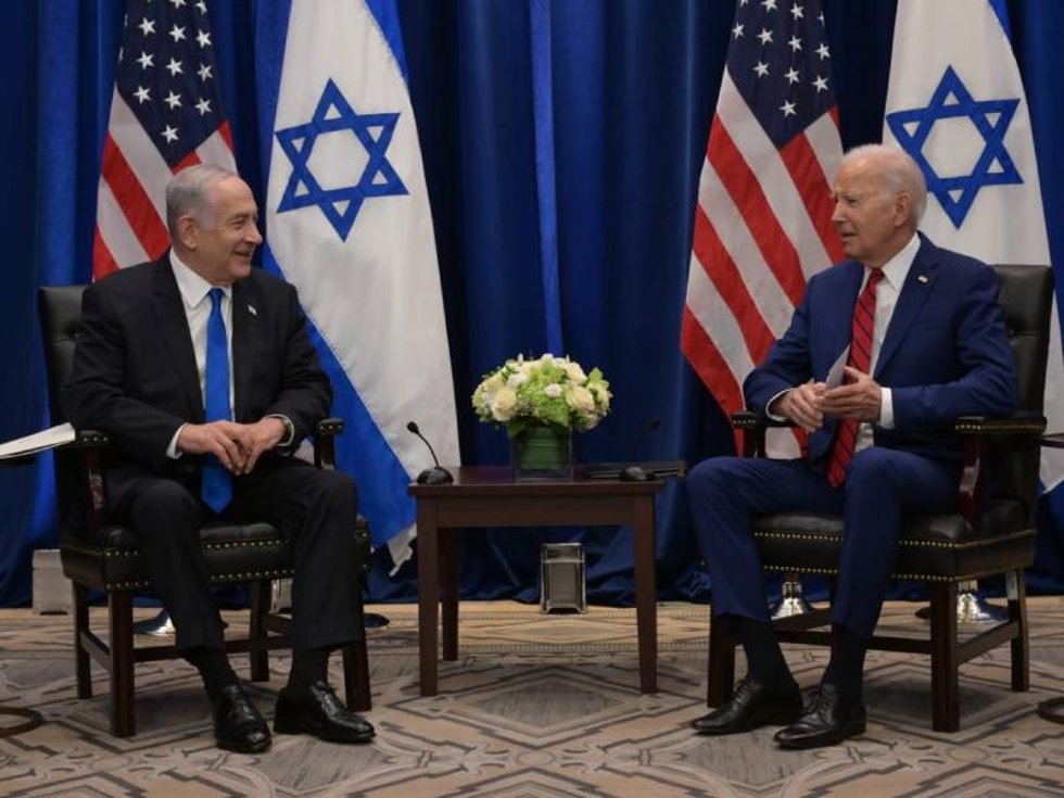 El primer ministro israelí, Benjamin Netanyahu, y el presidente de Estados Unidos, Joe Biden