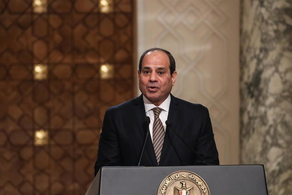 Archivo - El presidente egipcio, Abdelfatá al Sisi