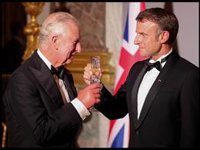 Carlos III y Macron reafirman la "histórica amistad" entre Francia y Reino Unido