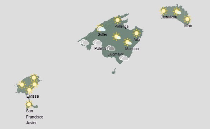 El tiempo hoy jueves, 21 de septiembre, en Baleares.