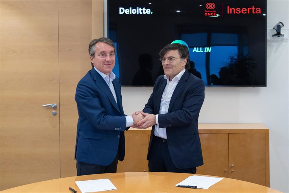 Nota De Prensa. Fundación Once Y Deloitte Renuevan Su Compromiso Con El Empleo De Las Personas Con Discapacidad
