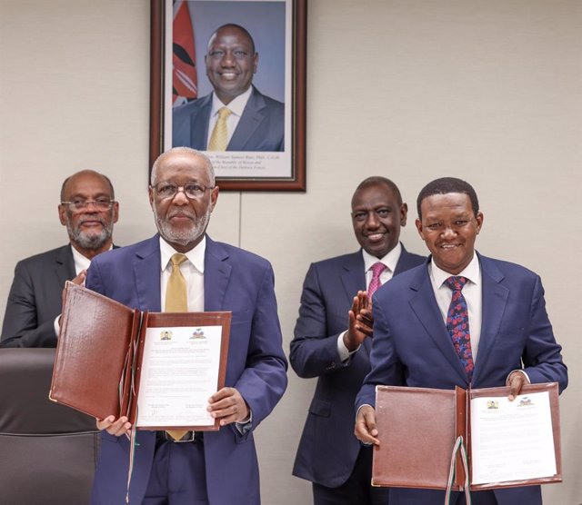 Los gobiernos de Kenia y Haití firman un documento para establecer relaciones diplomáticas