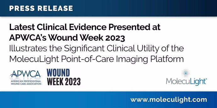 Latest Clinical Evidence Presented at APWCAs Wound Week 2023 Illustrates the Significant and New Clinical Utility of the MolecuLight Point-of-Care Imaging Platform