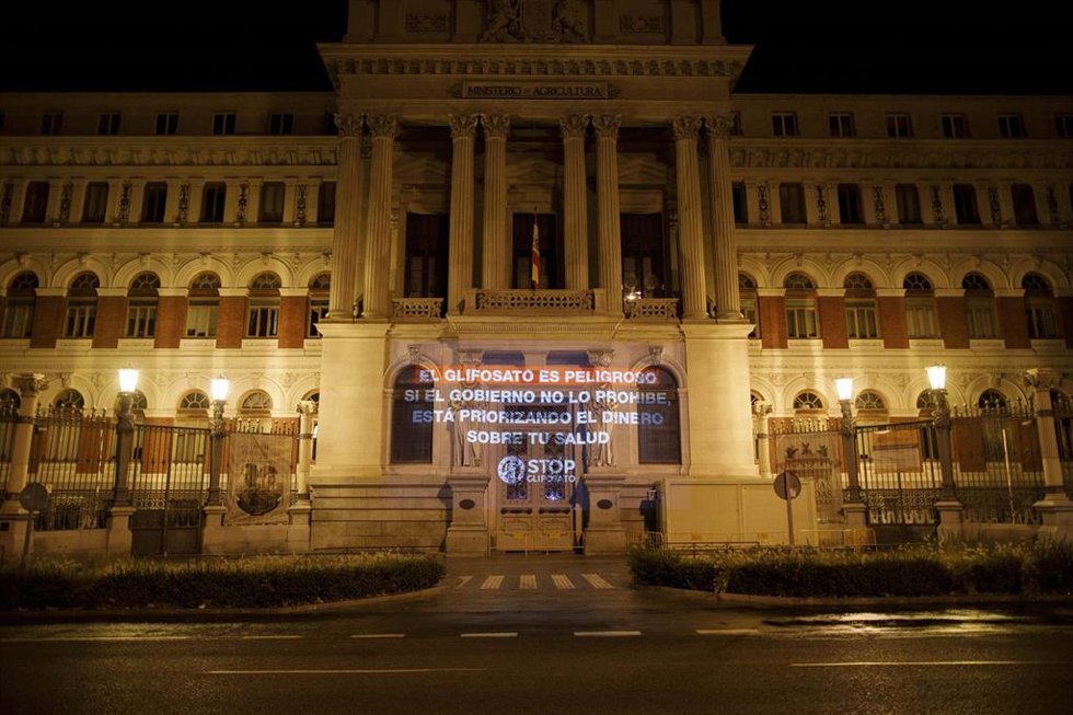 Archivo - Glifosato. #StopGlifosato Greenpeace