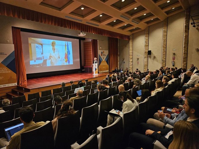 La secretaria de Estado de de Digitalización e Inteligencia Artificial, Carmen Artigas, inaugura en Segovia la segunda edición de la 'Conferencia anual europea sobre habilidades en ciberseguridad'.